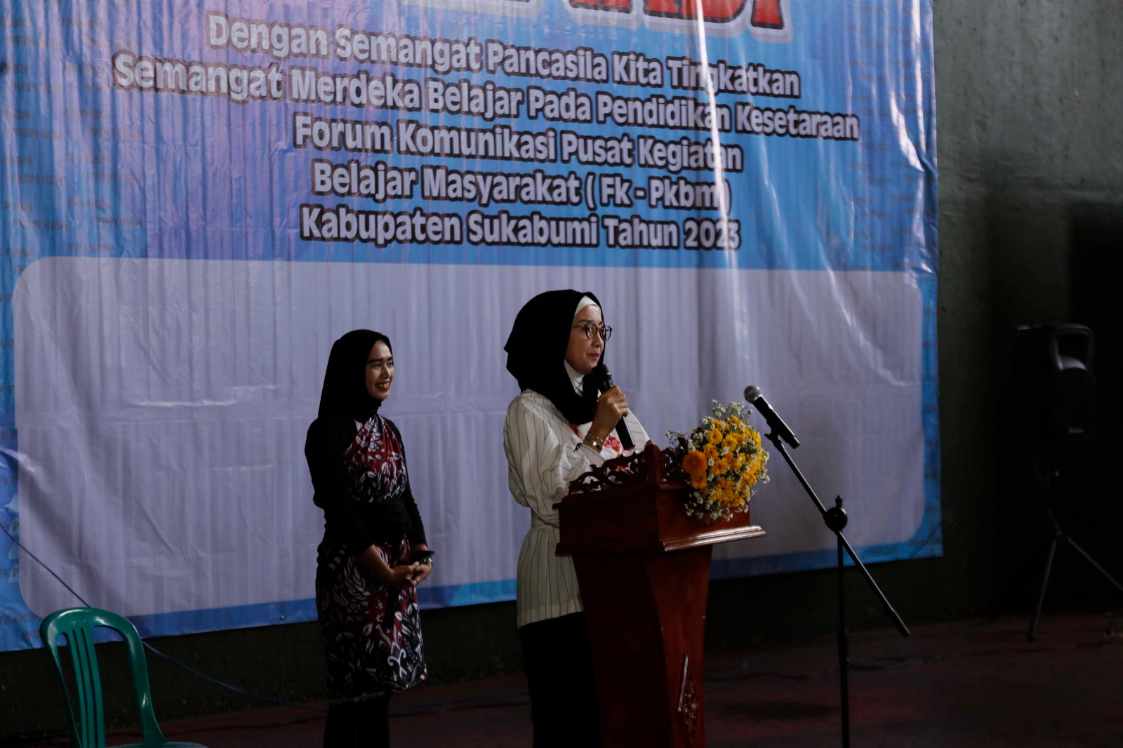 Teh Desy Apresiasi FK-PKBM Kab Sukabumi dalam Mendongkrak Kualitas Pendidikan Kesetaraan